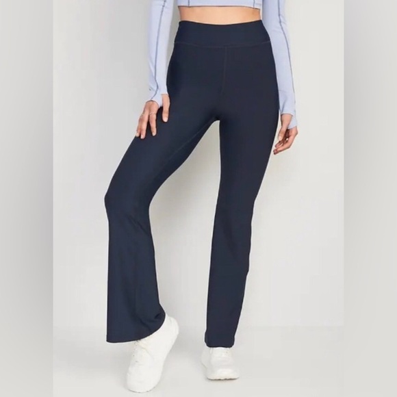 NWT! Navy Extra High-Waisted PowerSoft Flare Pants for Women - Multiple Sizes🏋️ - Picture 1 of 10
